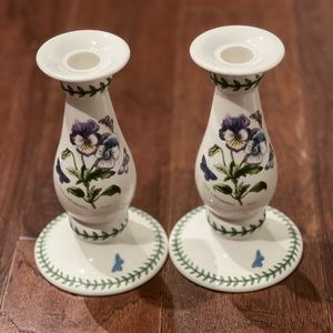 Brand New Portmeirion Botanic Garden Candlesticks